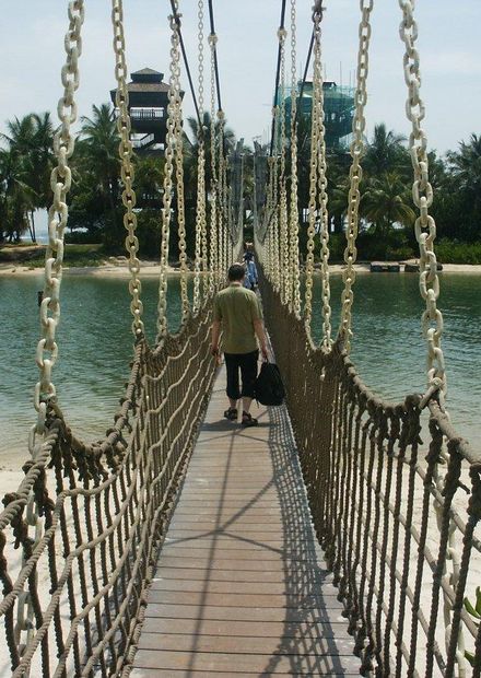 File:Suspension bridge at Palawan Beach ...