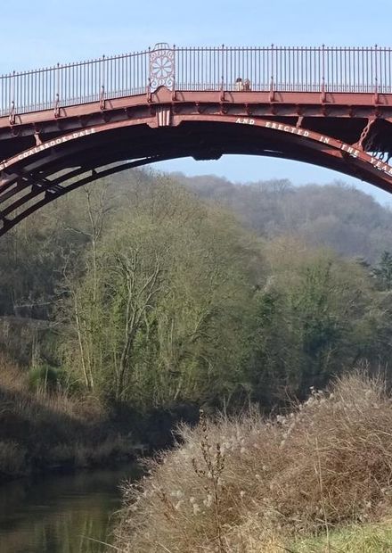 Iron Bridge east side in February 2019 ...