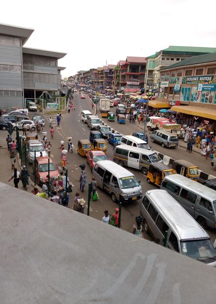 File:Kumasi Kejetia on the left and ...