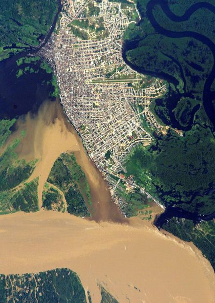 NASA Satellite Image of Iquitos within ...