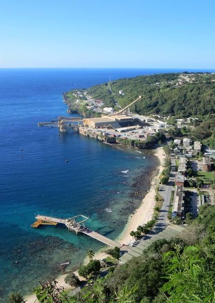 Flying Fish Cove at Christmas Island ...