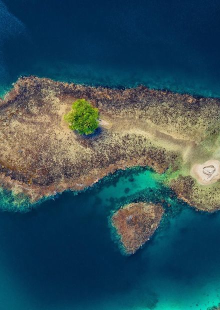 oceanic landforms, cay, islet, atoll ...