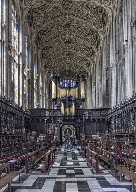 Cambridge - King's Chapel - stalles.jpg ...