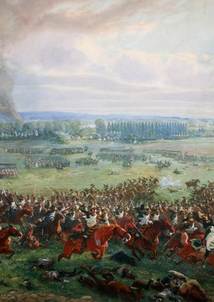 la Bataille de Waterloo, detail ...