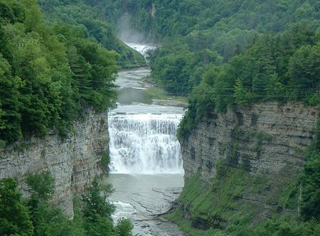 File:Letchworth State Park Middle Falls ...