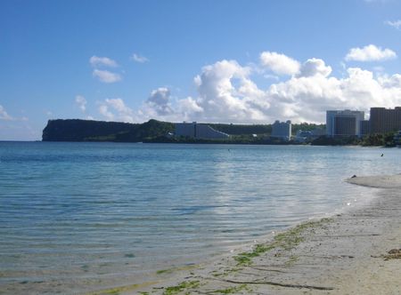 Two Lovers Point from Tumon Bay.JPG ...