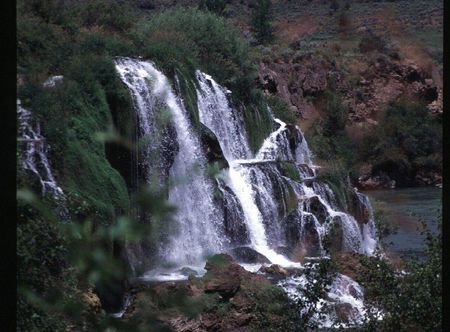 Scenic waterfall Fall Creek Falls Snake ...