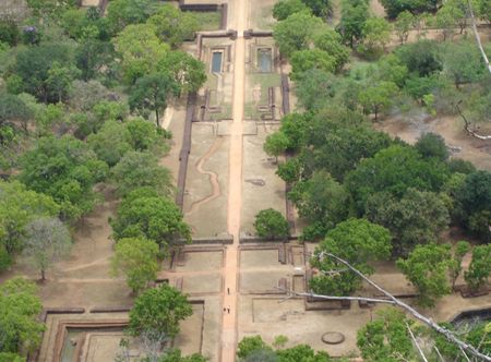 File:Aerial view of Sigiriya gardens ...