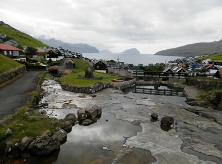 File:Kvívík Faroe Islands the river and ...