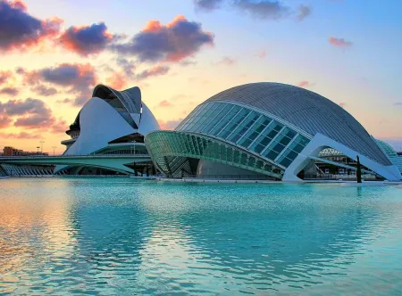 File:Sunset In The City Of Arts And ...