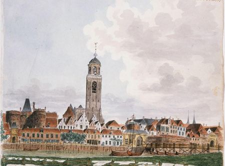 J.A. Knip - Gezicht op Deventer.jpg ...