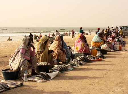File:Fish market in Nouakchott ...