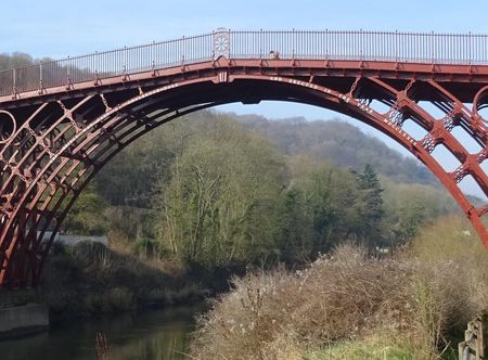 Iron Bridge east side in February 2019 ...