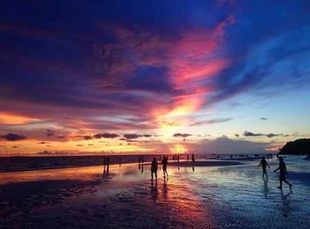 File:Sunset White Sands Beach Boracay ...