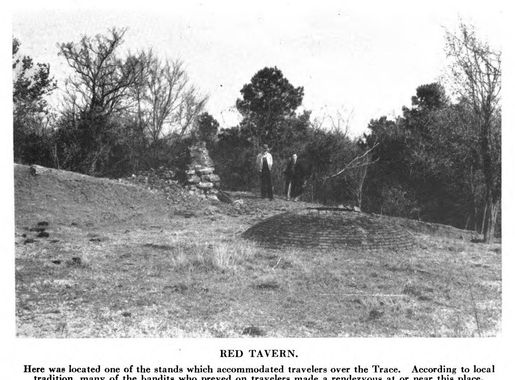 File:Ruins of the Red Tavern of the Natchez Trace at Rocky Springs,  Mississippi photographed circa 1938.jpg - Wikipedia