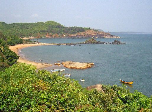 File:Om beach Gokarna.JPG - Wikimedia Commons