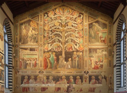 File:Taddeo Gaddi, Arbor vitae, c1330-40 or -60, Santa Croce Refectory,  Florence.jpg - Wikipedia
