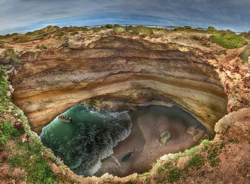 File:Benagil Cave seen by above.jpg - Wikipedia