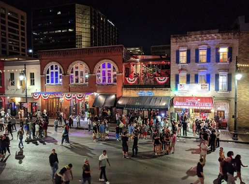 File:Sixth Street (Austin) at night.jpg - Wikimedia Commons