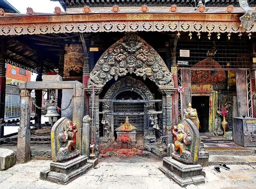 File:Main Entrance of Bagh Bhairav Temple Bagh Bhairav Temple Kirtipur Kathmandu  Nepal Rajesh Dhungana.jpg - Wikimedia Commons