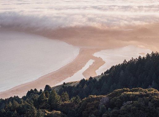 Low cliffs small closed-off ocean | Free Photo - rawpixel