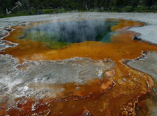 Free picture: emerald, pool, hot, spring