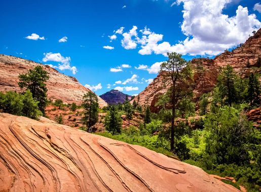 Free picture: landscape, nature, erosion, geology, cloud, national park,  mountain, sandstone, sky, canyon