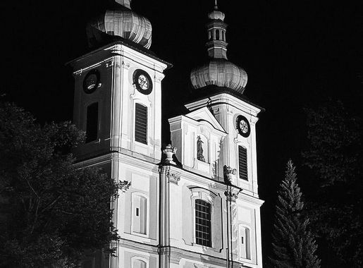 HD wallpaper: church, catholic, night, building exterior, built structure |  Wallpaper Flare