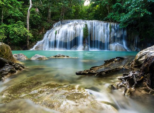File:Kanchanaburi's Erawan Waterfall – 7 Levels of Natural Beauty.jpg -  Wikimedia Commons