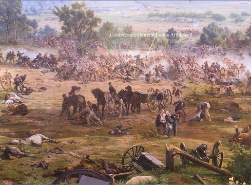 File:'Confederate General Lewis Armistead at The Angle' -- Gettysburg (PA)  Cyclorama 2012.jpg - Wikimedia Commons