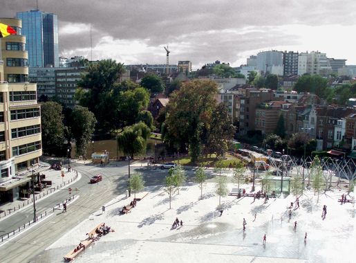 File:Panorama place Flagey.jpg - Wikimedia Commons