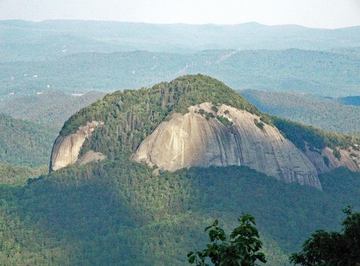 File:Exfoliation dome (Looking Glass Rock, Blue Ridge, North Carolina, USA)  1.jpg - Wikimedia Commons