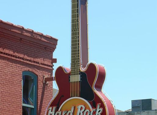 Guitar, Hard Rock Cafe, Memphis, hard rock cafe memphis, usa, america,  building exterior, communication, built structure, architecture | Pxfuel