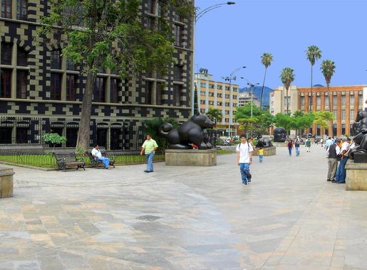Plaza Botero with Museum of Antioquia in Colombia, Medellin image - Free  stock photo - Public Domain photo - CC0 Images