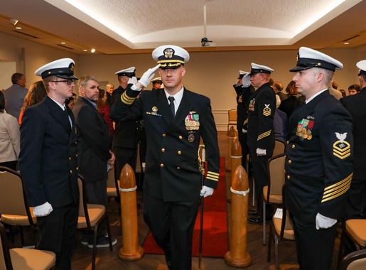 PCU Arkansas Holds Change of Command