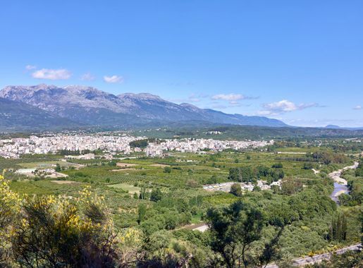 File:View of modern Sparta, Mount Taygetus and the Eurotas from the  Menelaion on 15 May 2019.jpg - Wikimedia Commons
