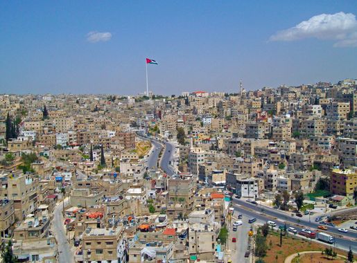 File:View from Amman Citadel to palace flagpole.jpg - Wikimedia Commons
