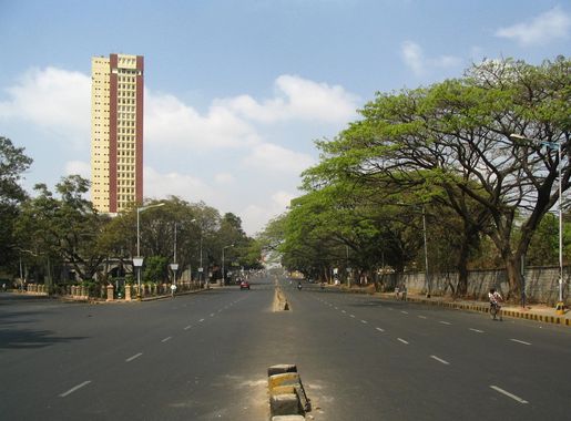 File:MG Road, Bangalore with public utility building (perspective  corrected).JPG - Wikimedia Commons