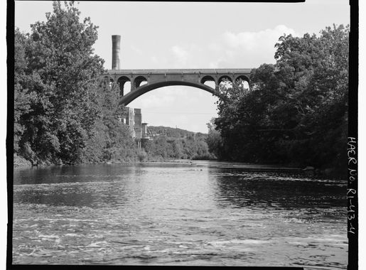 File:Ashton Viaduct, State Route 116 (Washington Highway) spanning Blackstone  River, Blackstone Canal, & Providence & Worcester Railroad, Ashton,  Providence County, RI - HAER RI-43 - 192039pu.jpg - Wikimedia Commons