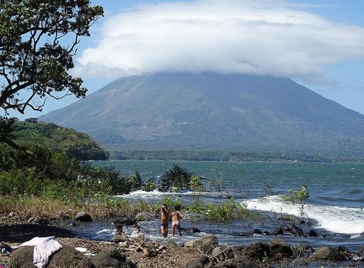 File:View of Concepcion Volcano from Balgue - Ometepe Island - Nicaragua  (31699812411).jpg - Wikimedia Commons