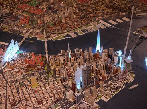 File:Queens Museum Panorama with Never Built New York.jpg - Wikimedia  Commons