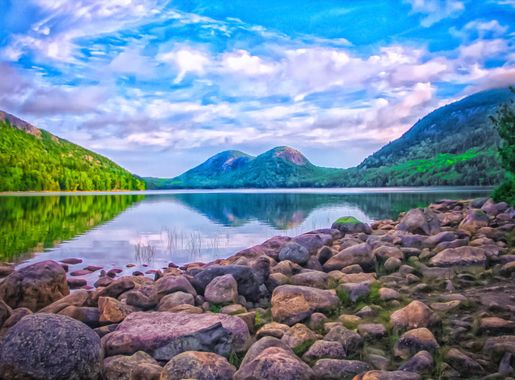 File:Jordan pond at Mount Desert Island, Acadia National Park, Maine.jpg -  Wikimedia Commons