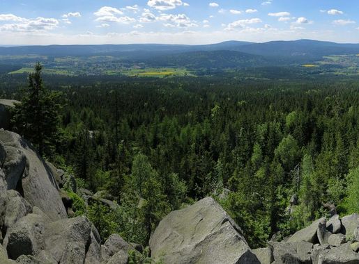 File:Ausblick vom Gipfel der Kösseine.jpg - Wikimedia Commons