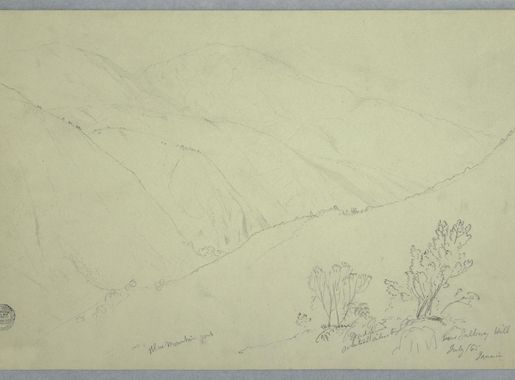 File:Drawing, View of Blue Mountain Peak, Seen From Near Salloway Hill,  Jamaica, July 1865 (CH 18197799).jpg - Wikimedia Commons