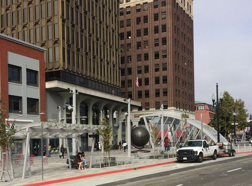 File:View of the new plaza from Shattuck Avenue.jpg - Wikimedia Commons