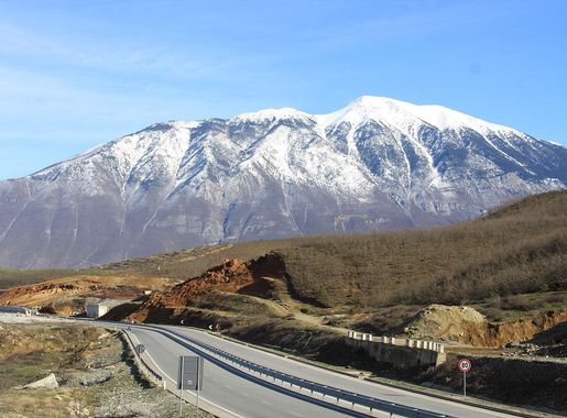 File:Gjallica Mountain from the High Way of Kalimash.JPG - Wikimedia Commons