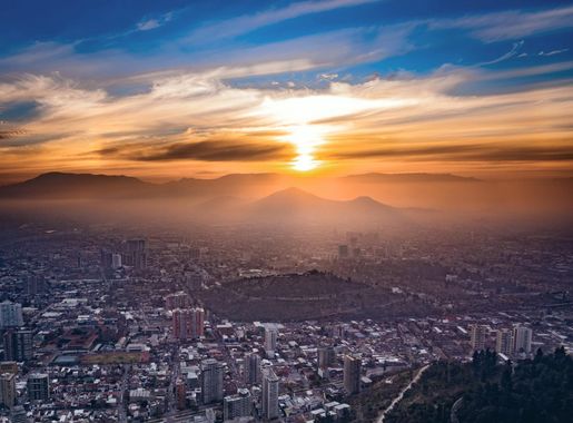 File:Hazy Santiago Sunset.jpg - Wikimedia Commons