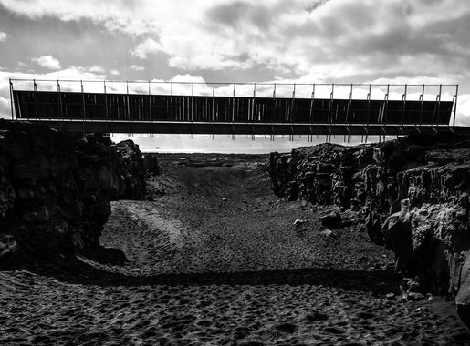 File:Bridge America Europe Iceland Black And White Photography  (209405571).jpeg - Wikimedia Commons