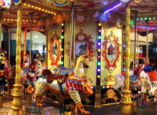 Free picture: amusement park, child, carousel, mechanism, device