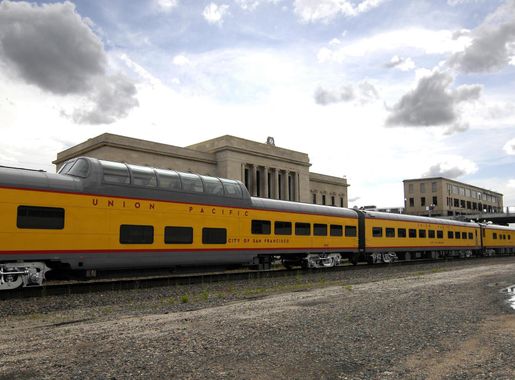 55th Wing members learn UP mission during train ride on historic fleet >  Offutt Air Force Base > News